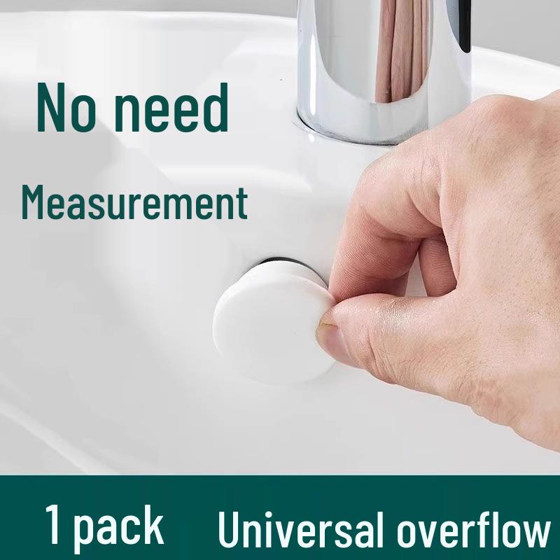 

Силиконовая заглушка перелива для умывальника: Предотвращает протечки, насекомых и запахи
