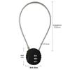 Jia Chi 30cm Steel Cable Combination Lock