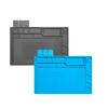 Magnetic Silicone Repair Pad with Heat Resistant Design and Screw Tray for Phone Laptop Watch Soldering Repair Tasks