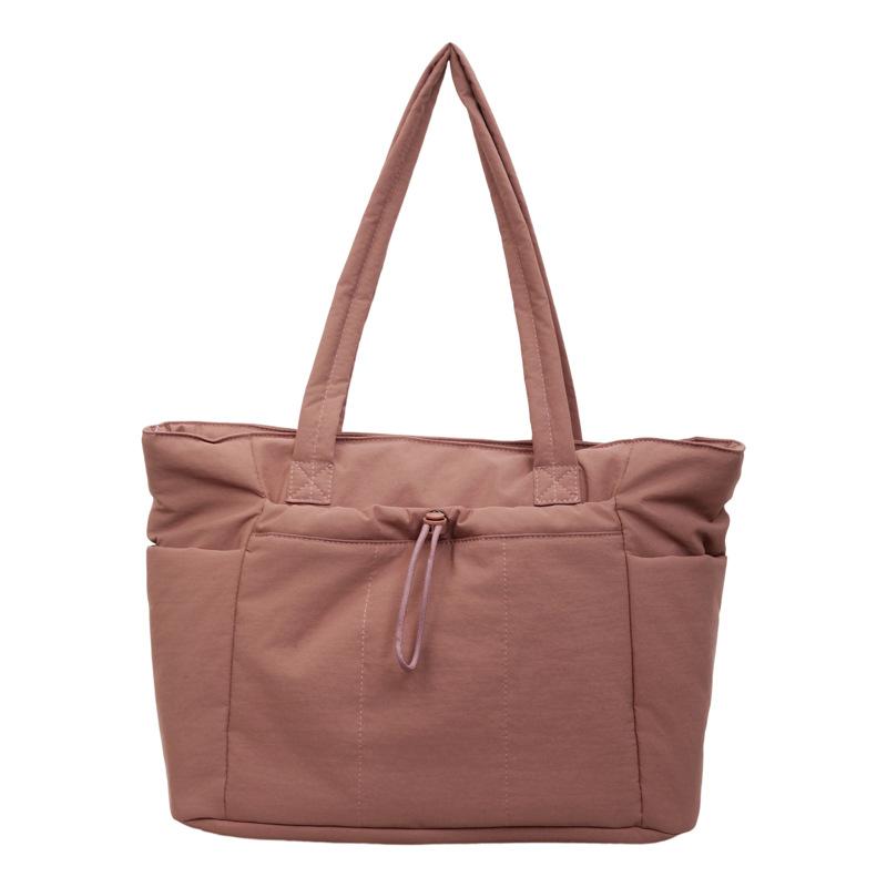New Quilted Shoulder Bag Large Capacity Comfortable and Versatile Texture Laptop Tote Bag Lightweight Crossbody Bag for Women