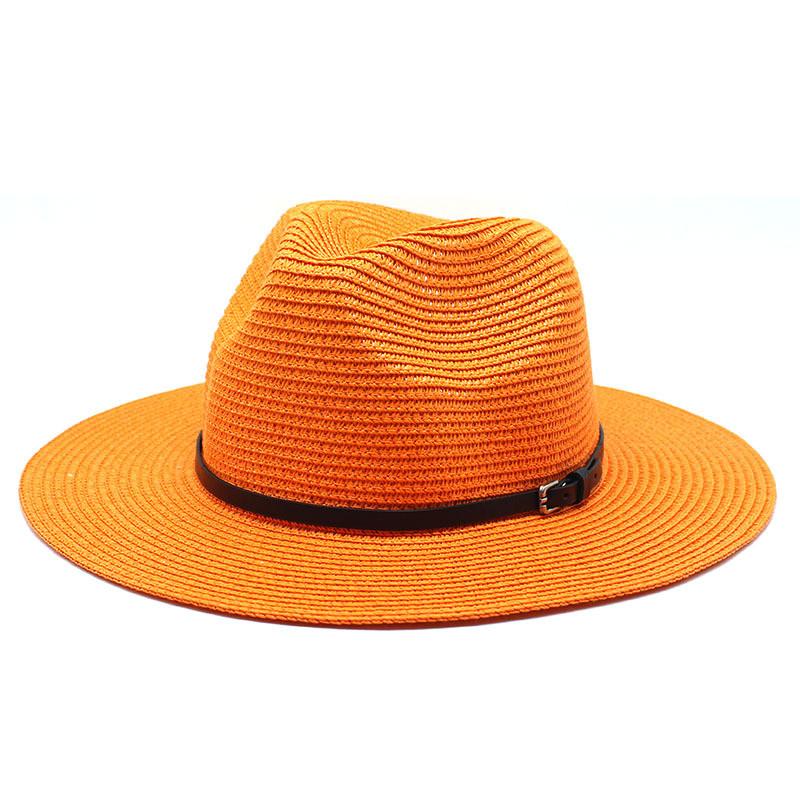 Summer Foldable Wide Brim Straw Hat For Men And Women With Sun Protection And Breathable Design For Beach And Outdoor Activities