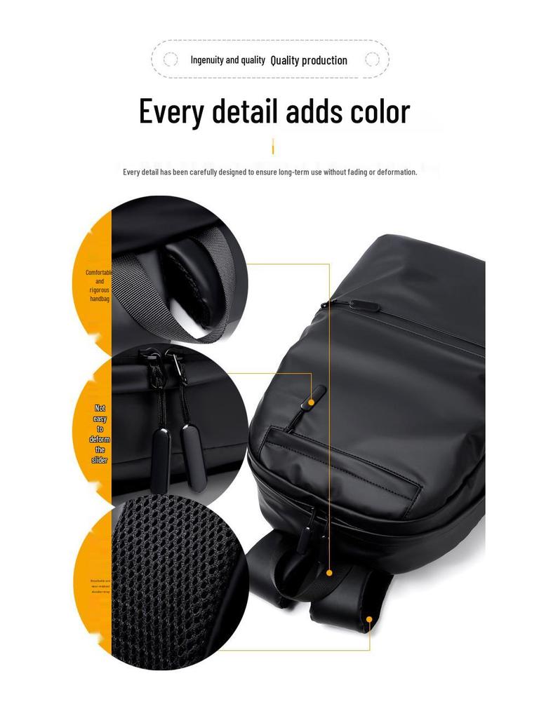 Męski Wodoodporny Plecak Podróżny i Szkolny o Dużej Pojemności