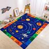 Children's Space Vintage Rug Gothıc Bohemian Area Living Room Sofa Bedroom Rustic Decor Black Rug Home Decoration Retro Carpet