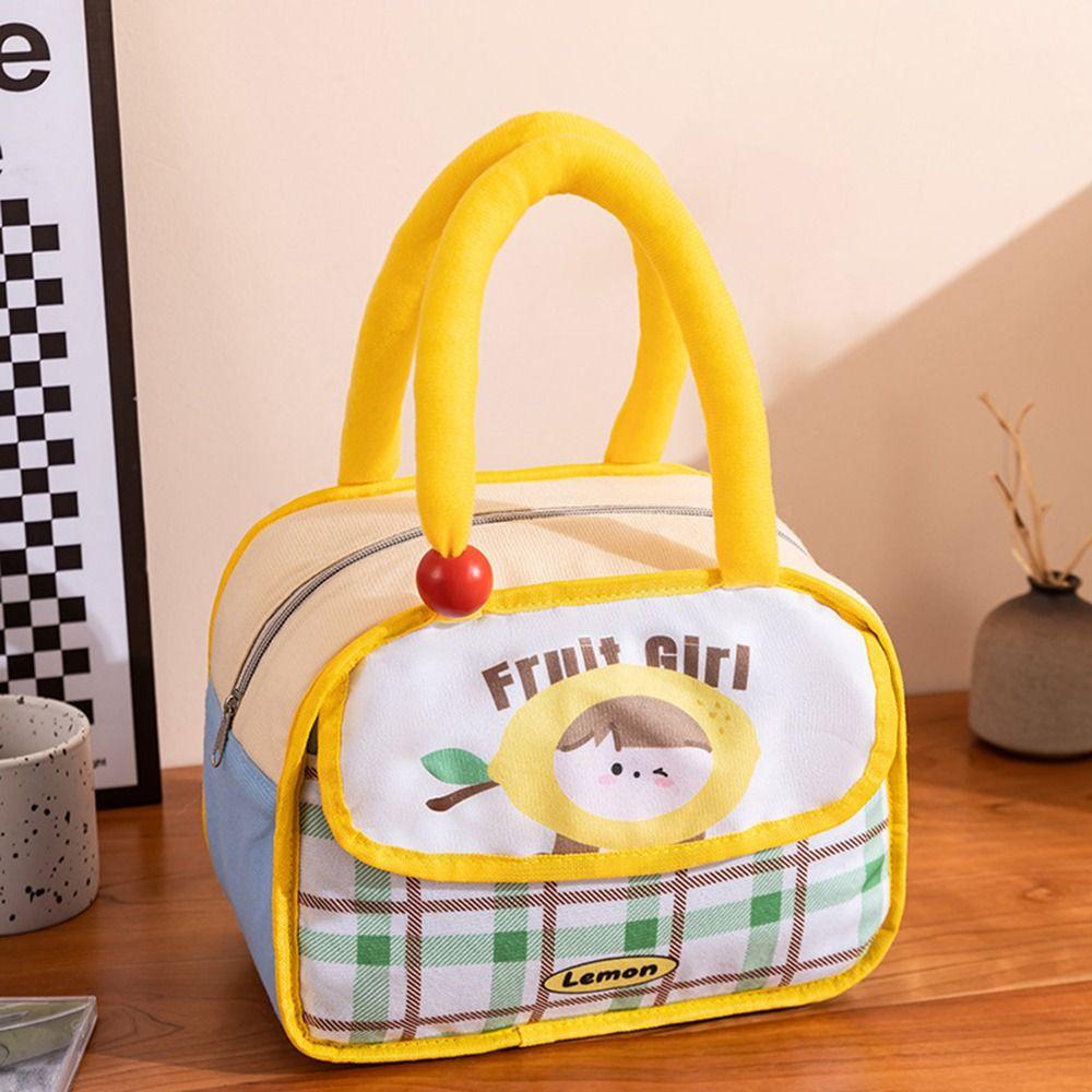 Thickened Lunch Bag Large Capacity Insulated Bag Cute Lunch Box Food Storage