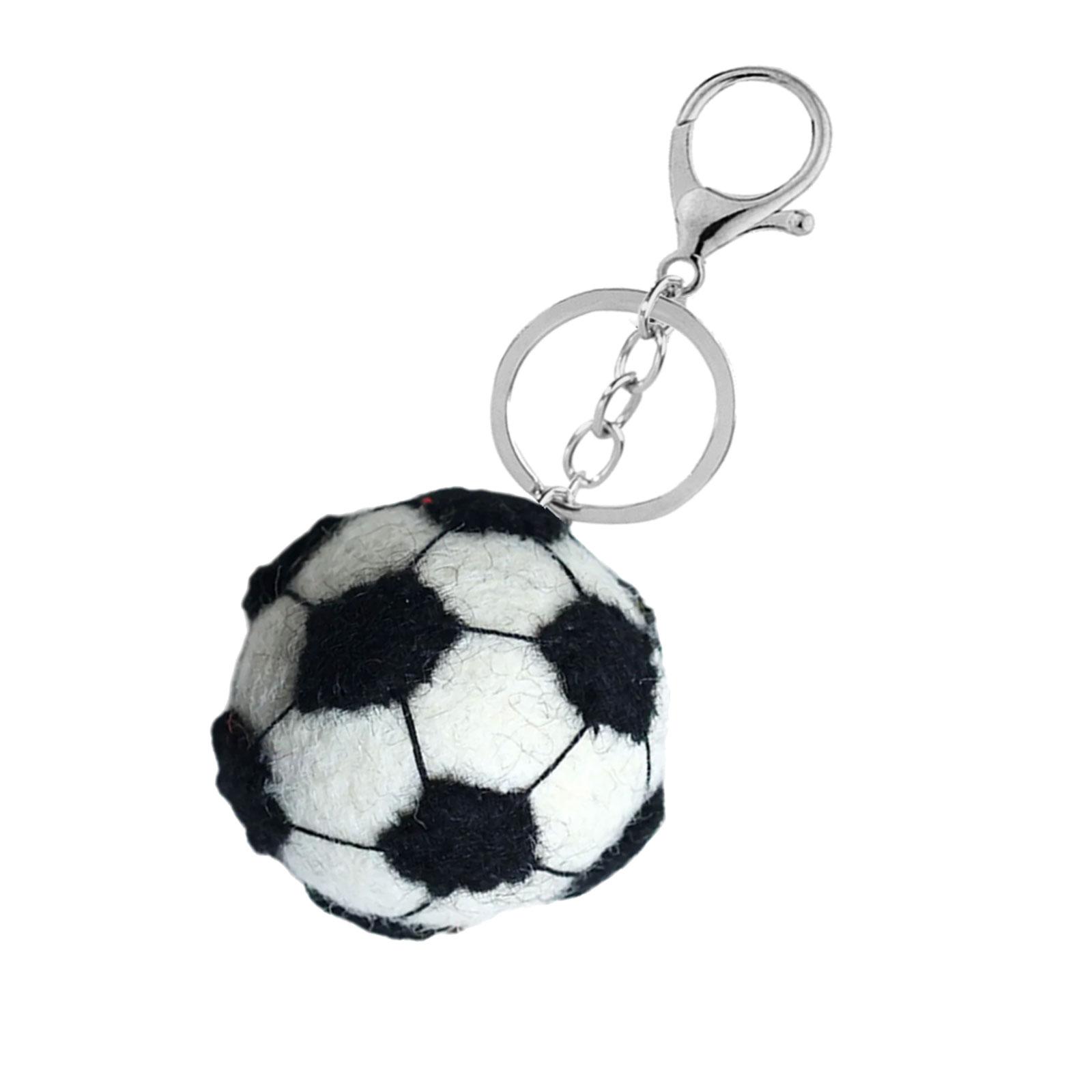 

Брелок-подвеска из фетра ручной работы Регби/Баскетбол/Футбол Брелок Шарм для сумки для спортивных энтузиастов и любителей моды 3