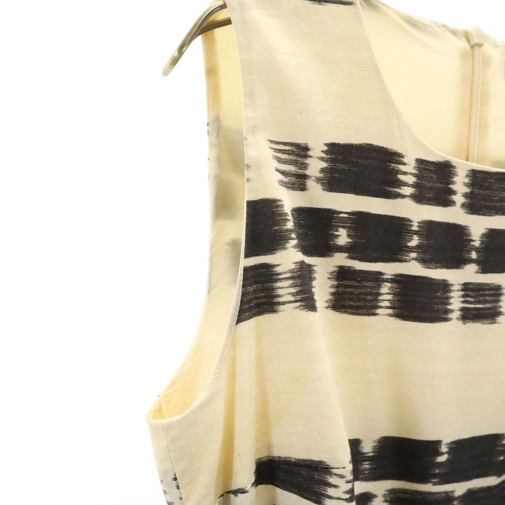 Max Mara Overall Handle No Sleeve One Piece 40 Beige Women Used