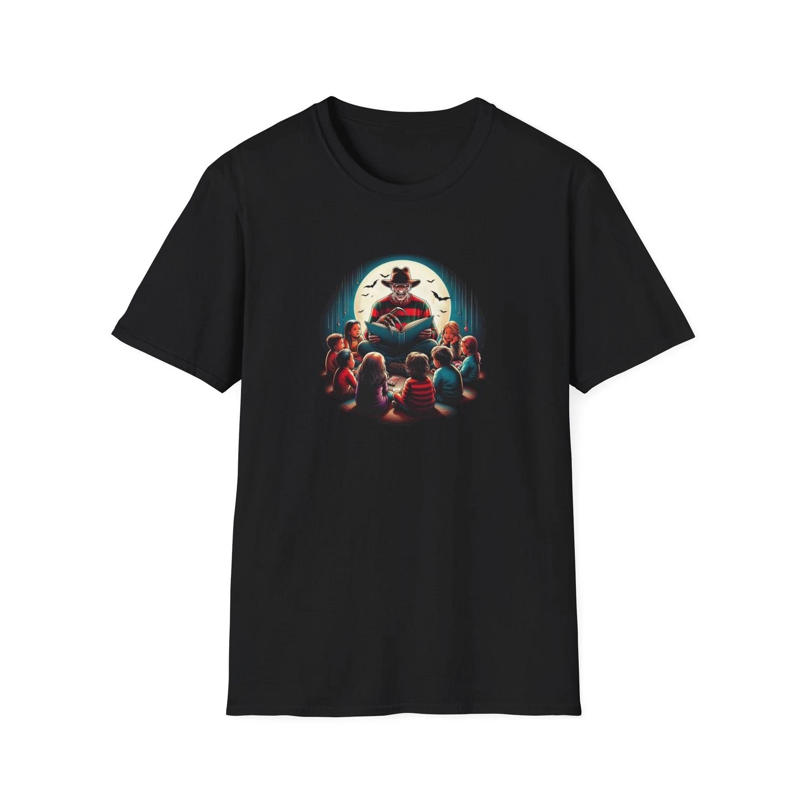 Men s and Women s T-shirts Freddy s Bedtime Stories T-Shirt – Nightmare-Inducing Horror Graphic Tee XXXL