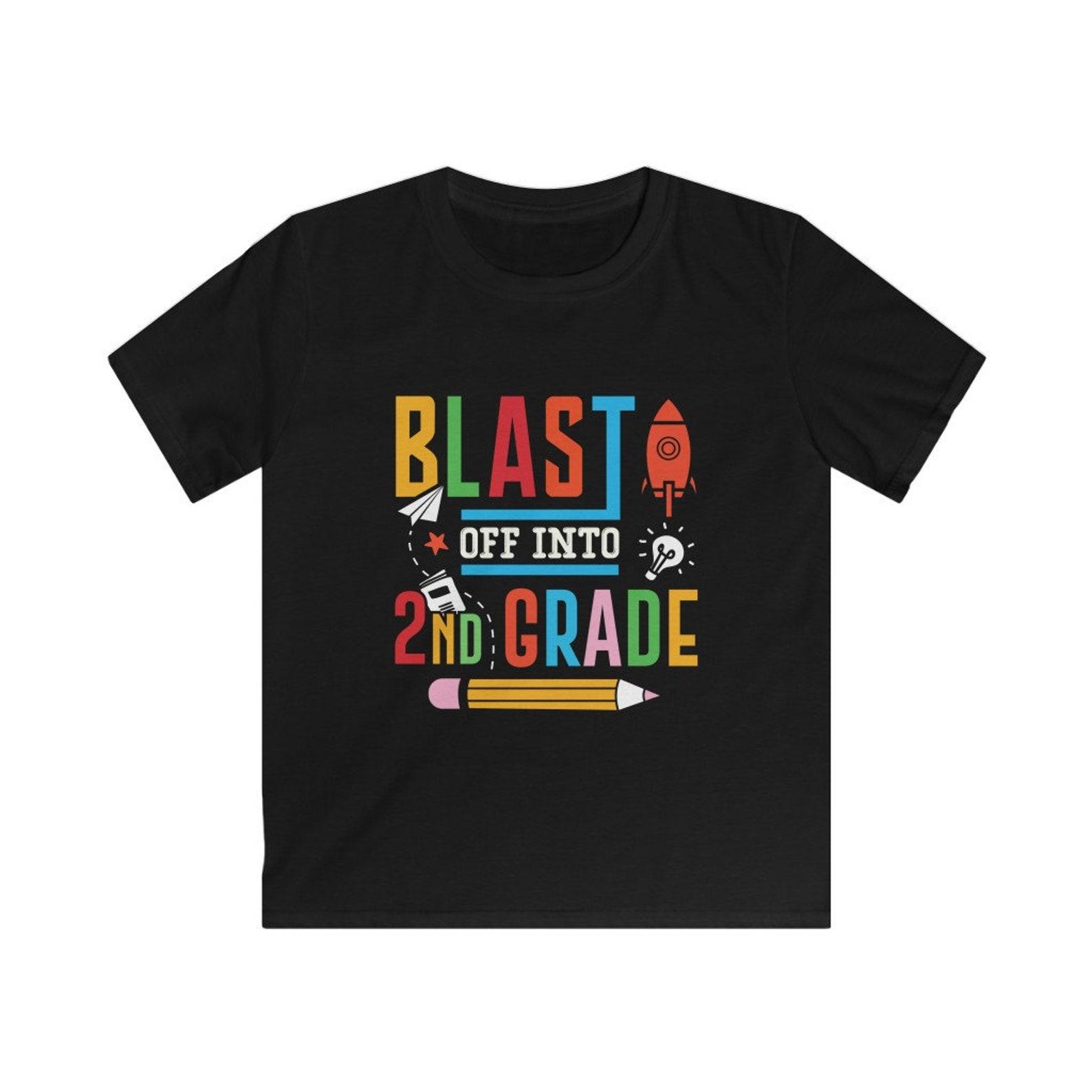 2nd Grade Shirt KIDS | Back To School Tshirt | Second Grade Boys Girl T-Shirt XL