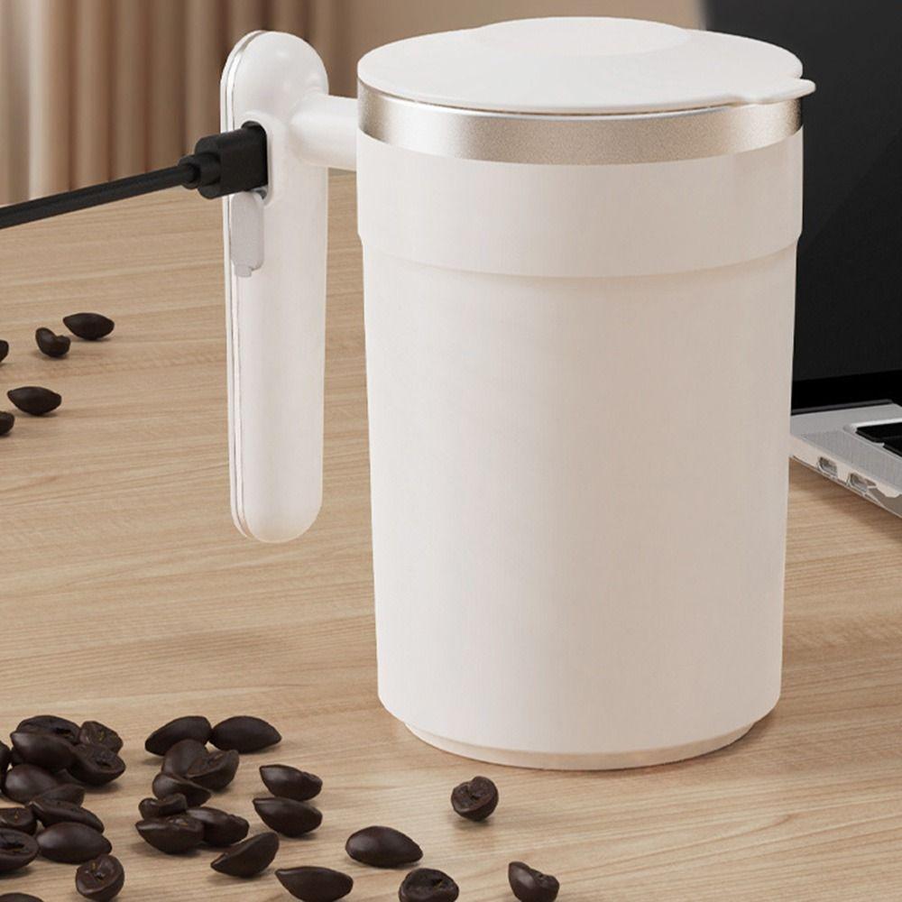 Dust-proof Lid Automatic Stirring Cup Temperature Measurement Rotating Blender Cup Office