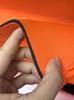 Orange 5mm Thick SBR Double Sided Neoprene Fabric Bonded Cloth For Sports Knee Pads Keep Warm Shock-proof Protector 50X130CM