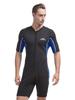 SBART Unisex 2mm Short-Sleeved Wetsuit for Snorkeling & Surfing - Warm Summer Sunscreen Swimsuit