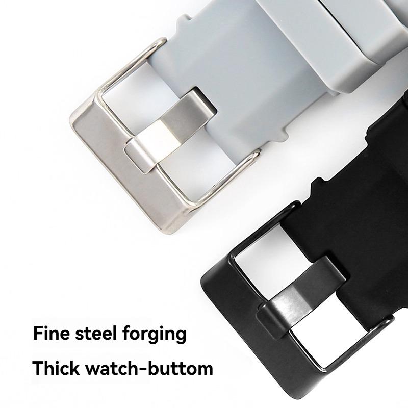 Für Bell Ross Silikon Herren Armband BR01 BR03 Schwarz Blau Orange Modell Sport Wasserdicht Weiches Silikon Herren Armband