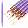 5 Stück/Set Nail Art Liner Pinsel Set Verlängerte Linien Striping Zeichnen UV Gel Malerei Nageldesign Stift Professionelles Maniküre Werkzeug