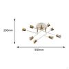Modern Ceiling Light Fixture Flush Mounted E27 Lamp Hanging Pendant Sputnik Chandelier for