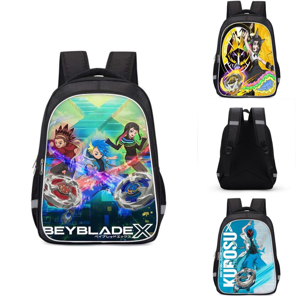 Beyblade X Large Capacity Backpack Lightweight Oxford Bag For School Essentials