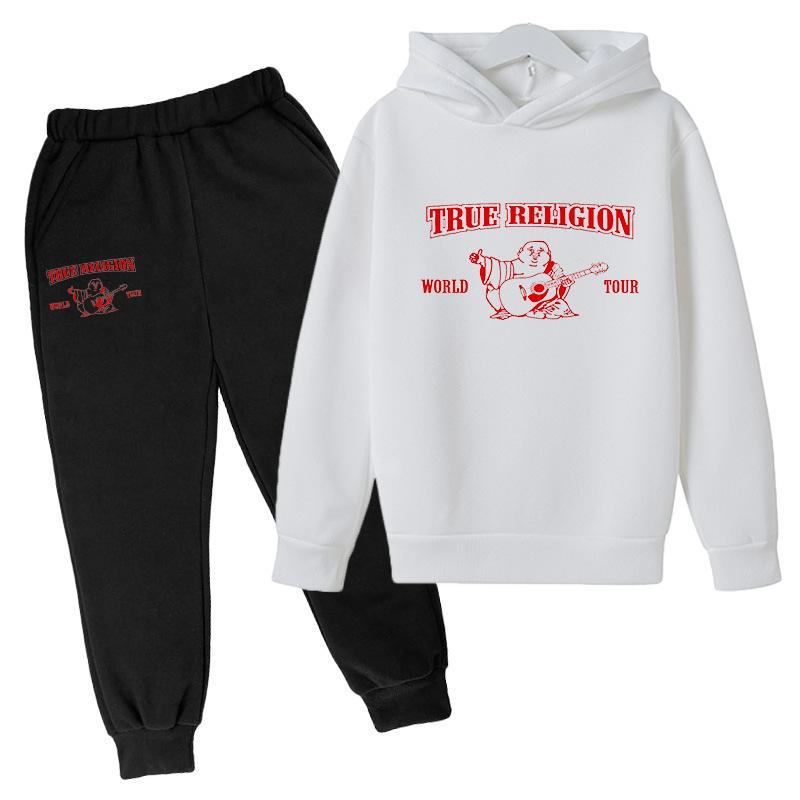 

Дитячі комплекти з принтом True Religion Одяг для хлопчиків Топи 2024 Дитячий одяг для дітей від 1 до 12 років Костюм для дівчинки 130