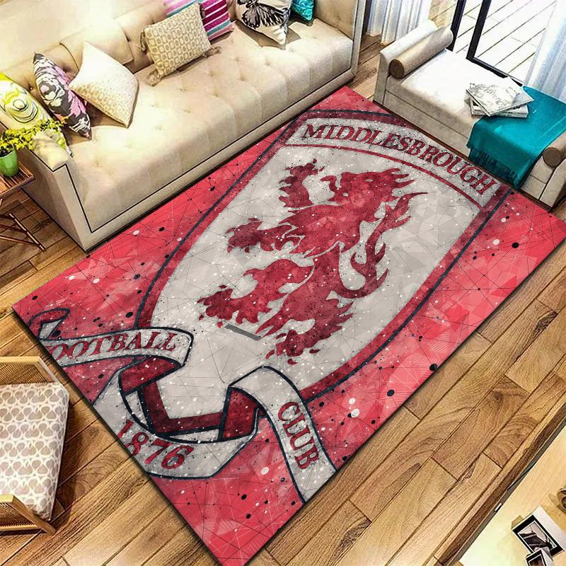 Middlesbrough Carpet Rug for Living Room Bedroom Home Sofa Decoration,Kids play Nonslip Floor Mat