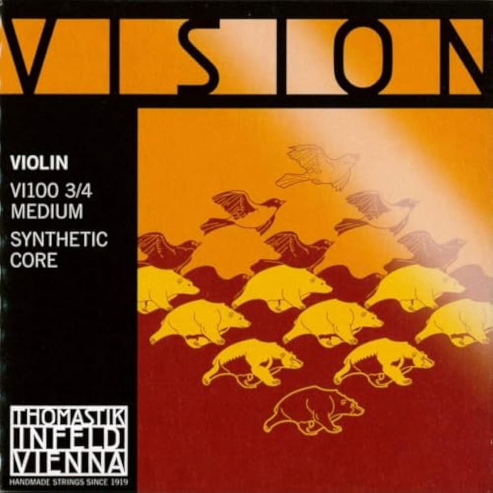 Набор струн для скрипки THOMASTIK Vision VI100 3/4