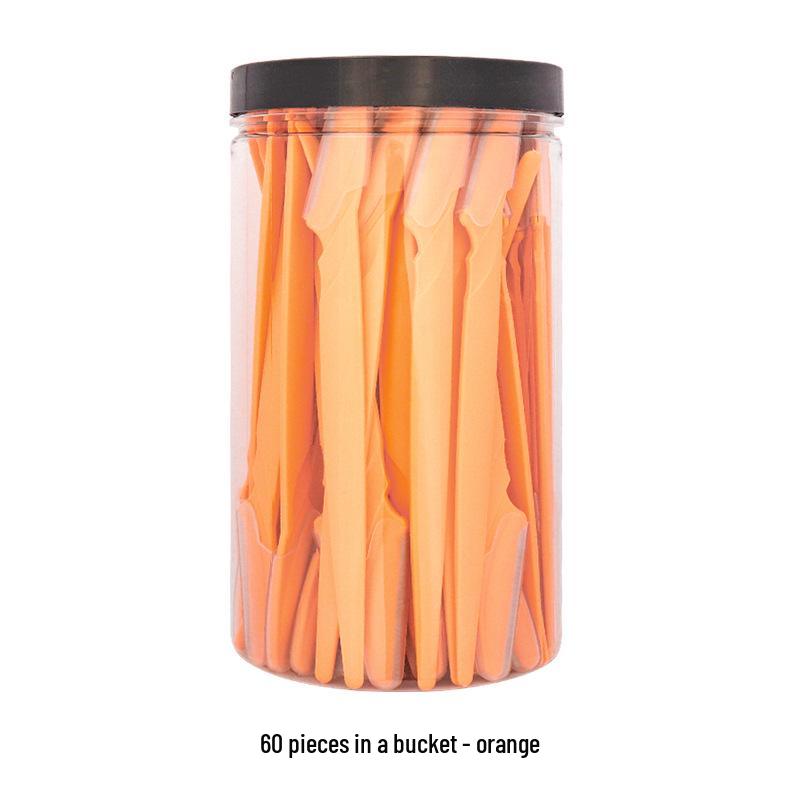 New Stainless Steel Eyebrow Razor: Straight Handle Trimmer for Precise Hair Removal.