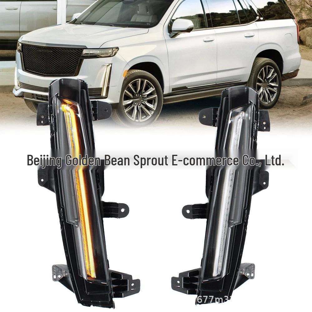 Applicable to Cadillac LED Daytime Running Front Bumper Lights Neutral