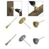 Durability Copper Steel Wire Wheel 2.35mm Round Shank For Effective Metal Surfaces Preparation And Finishing Work