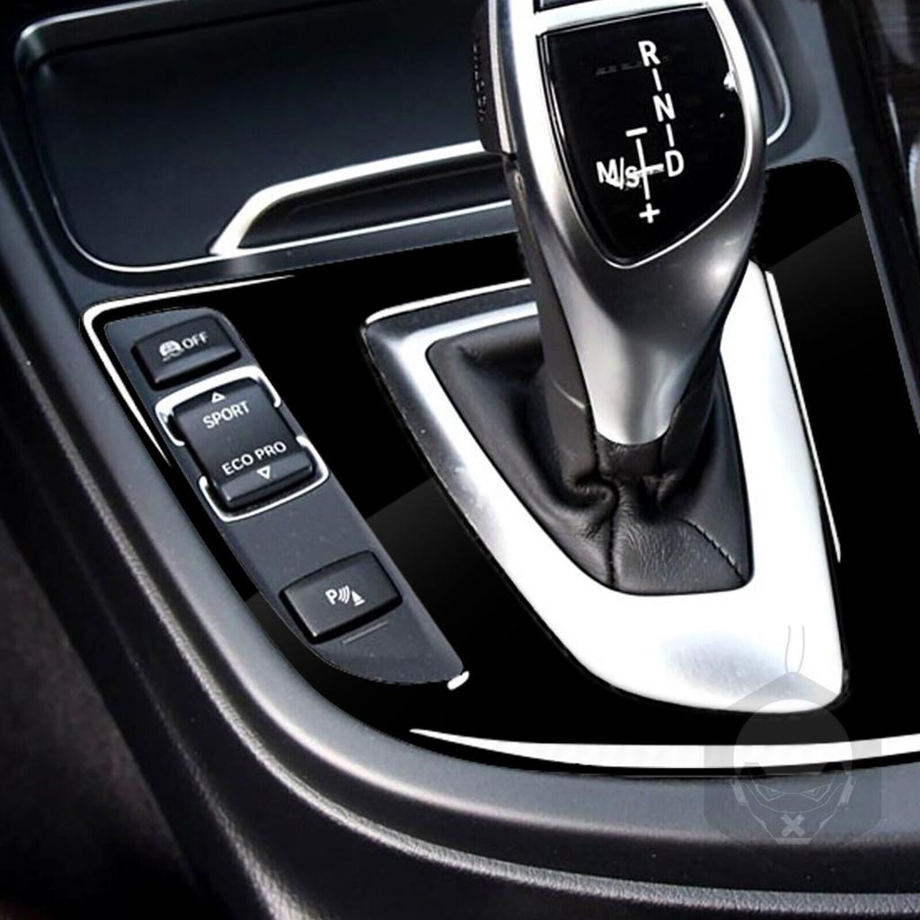 Piano Black Center Cosole Gear Shift Panel Cover For BMW 3 Series F30 F34 13-17