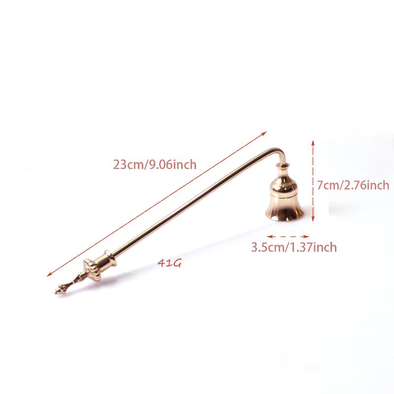 Candle Damper Candle Stainless Tool Long Handle Bell Extinguisher Accessory Wicks Out Steel Extinguish Putting Accessories