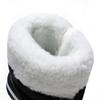 Winter snow boots women's tall cotton boots winter thickened waterproof and non-slip piled large size cotton shoes thickened