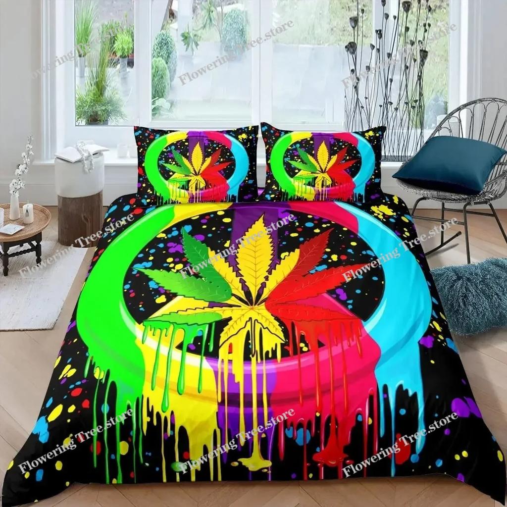 3D Printed Peace Symbol Bedding Set Duvet Cover Bedroom Comforter Covers Single Twin King Size Quilt Cover Home Textile