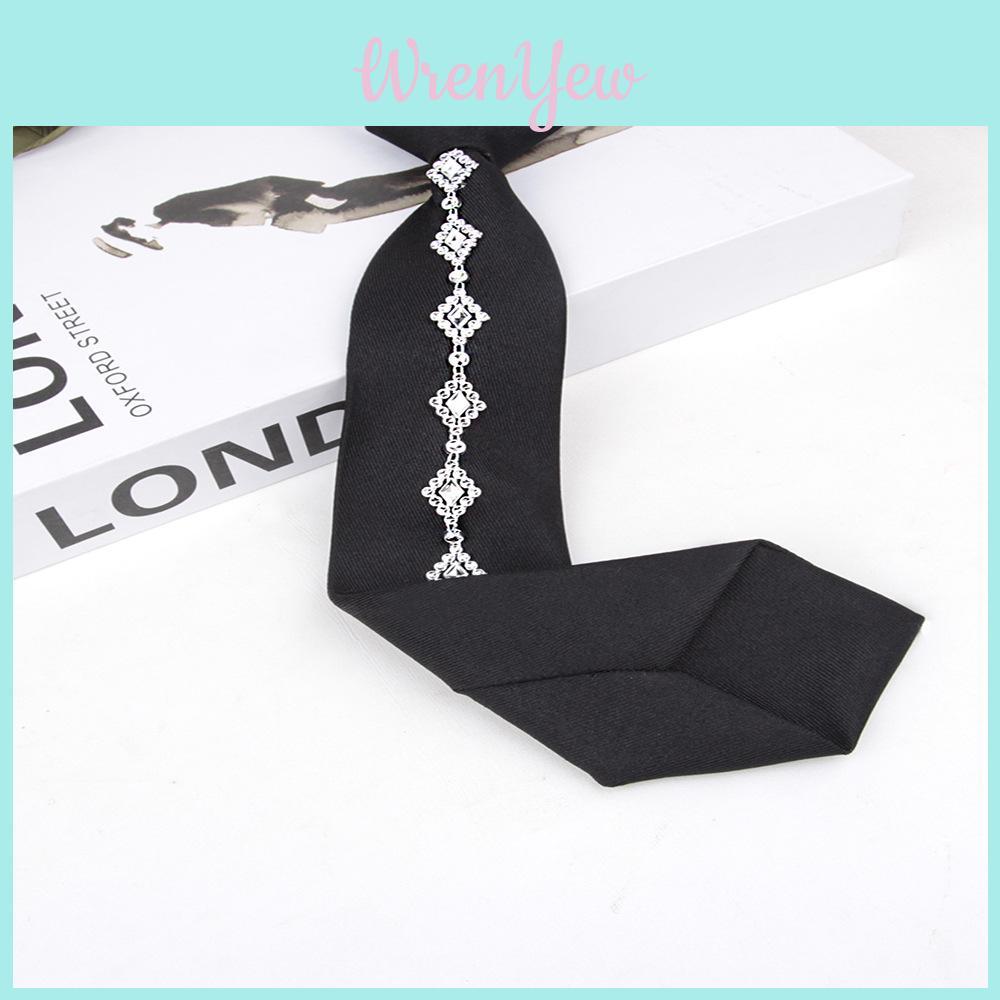 Womens Geometric Polyester Tie With Arrow Shape For Casual Office Wear