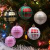 6pcs 6cm Christmas Balls Pendant Shatterproof Christmas Gift Balls Merry Christmas Decor  Hotel Mall