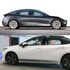 For Tesla Model 3 Car Door Side Stickers Waterproof Vinyl Film Auto Decoration PVC Decals Auto Styling Exterior Car Accessories