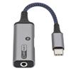 2-in-1 Adapter USB Type C to AUX 3.5mm Headphone And Charger For Samsung Huawei