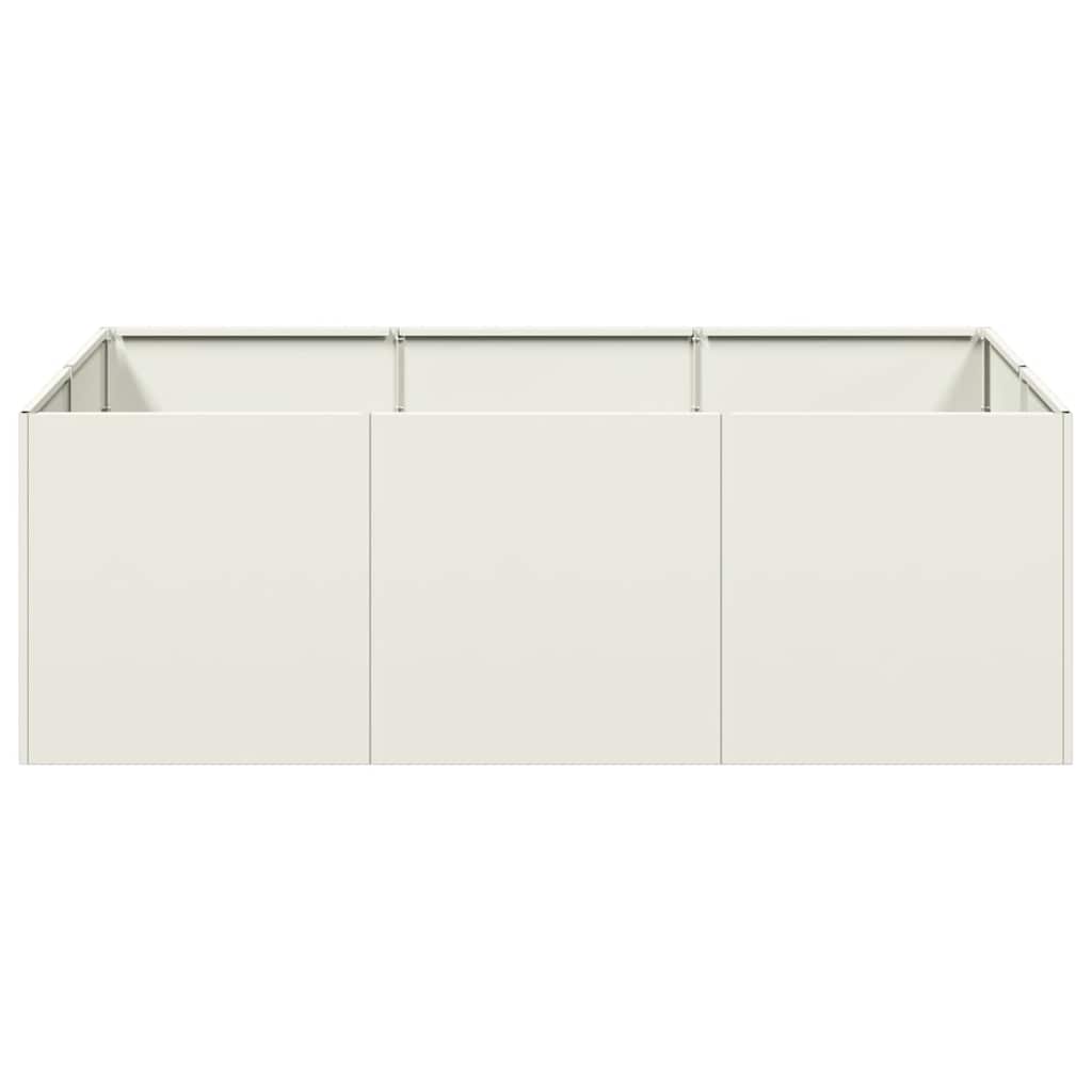 White Pot 120X80X40 Cm Steel