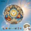 2D Flat, Two-dimensional Acrylic Jigsaw Puzzle Suncatcher Hanging Ornament, Creative Home Hanging Decoration, Christian-themed Acrylic Jigsaw Puzzle S