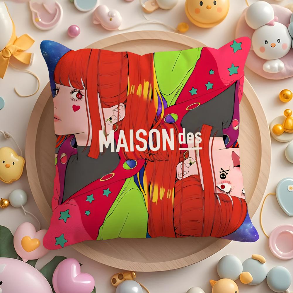 G-GNOSIA Anime Cushion Cover Home & Car Multi-Scene Pillow Cover - Reversible, Soft & Durable for Daily Use