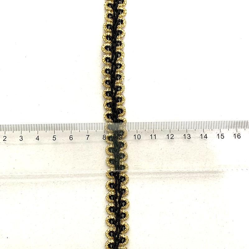5m/16.4ft Each Pack 1.4cm Wide Curtain Centipede Lace Curve Wave Trim Handmade DIY Craft Sewing Trims Ribbons Curtain Decoration