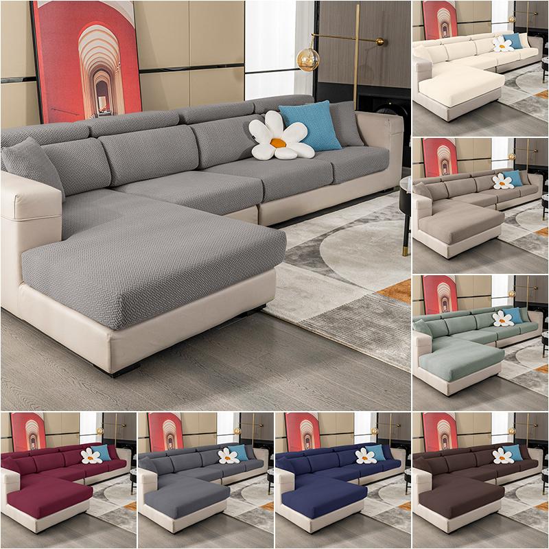 Thick Jacquard Sofa Seat Cover Elastic Sofa Cover Protector Couch Cover For Sofa Anti-Dust Removable Sofa Cushion Cover