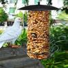 Large Capacity Hanging Bird Feeder Cylindrical Bird Feeding Tray Food Dispenser  Patio