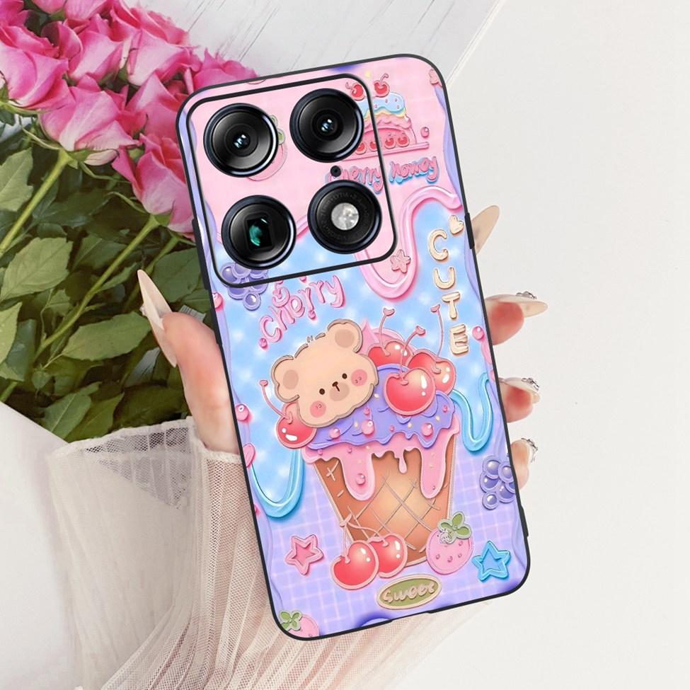 For Moto X70 Air Pro Case Cover Fashion Butterfly Cute Cat Cool Painted Soft Phone Casing For Motorola Moto X70 Air Pro