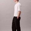 Calvin Klein Minimalist Comfortable Versatile Letter Logo Loose Short Sleeve T-Shirt Men tops 4RC249G-YAS