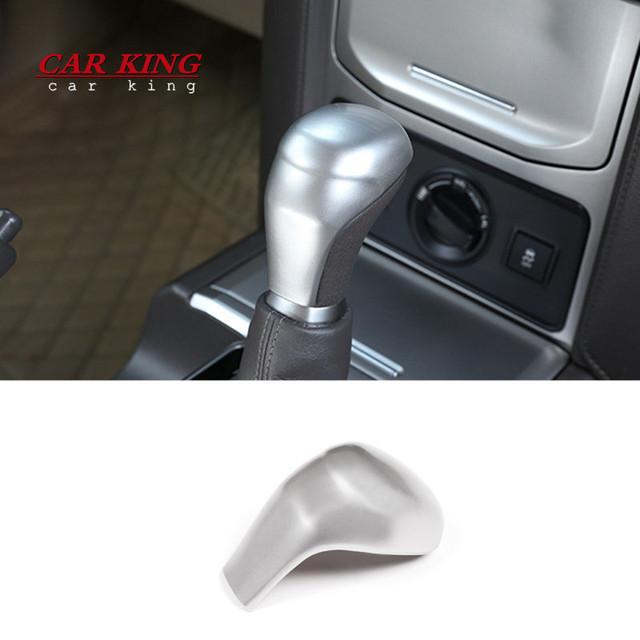 For Toyota Land Cruiser Prado 150 2018   ABS Car Variable Speed Gear Shift Knob Cover Decoration Styling Accessories
