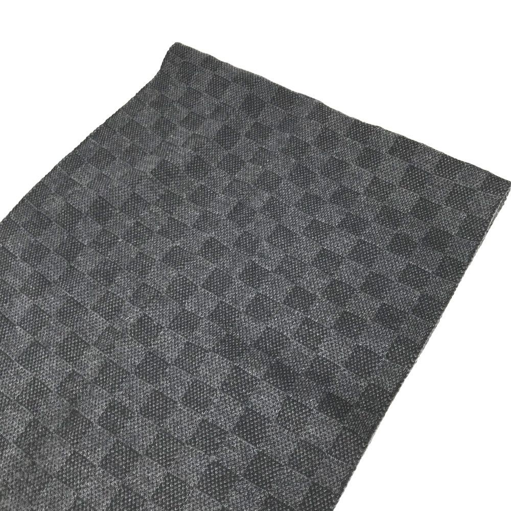 Louis Vuitton M70028 Damier Graphite Echarpes petit Damier  Scarf Black/gray