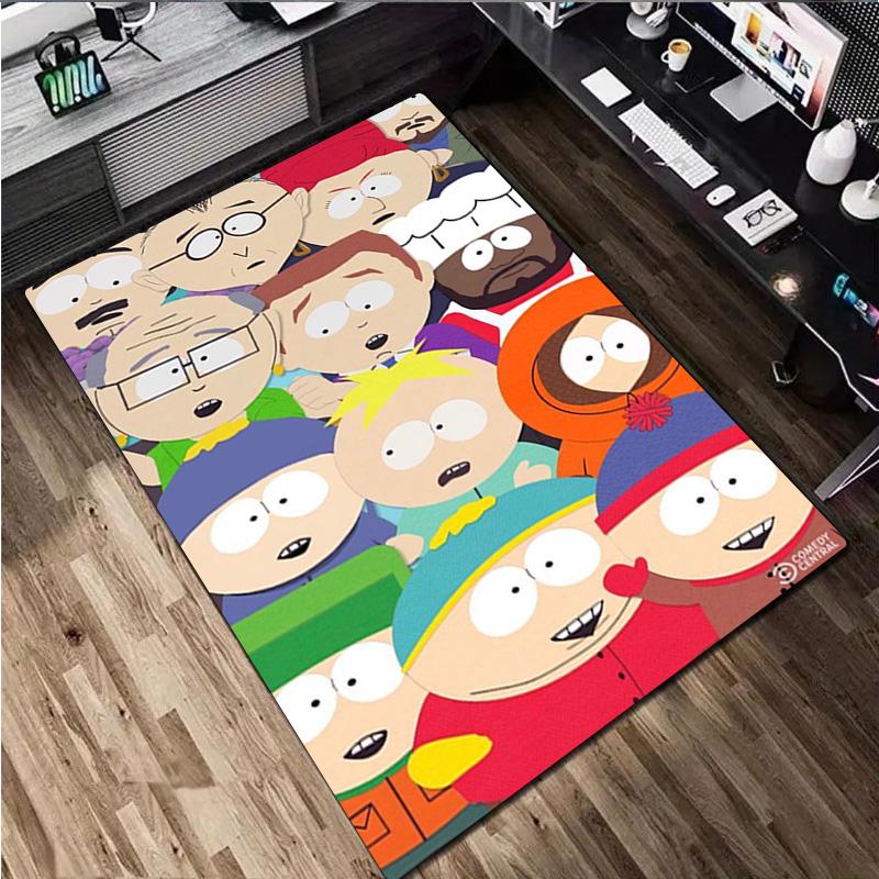 South Park Characters Carpet Office Decorative Carpet For Living Room Bedroom Door Mat Floor Rug Computer Chair Area Rug Perfect Holiday Gift