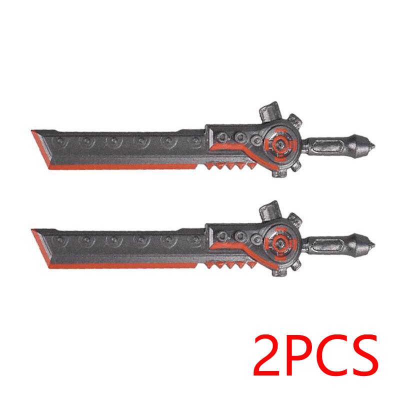 MOC Stavebnice Mini Akční Figurka Příslušenství Kuše Blackhawk Kamuflážní Štít Plamenný Meč Vrtulník DIY Kostky Hračka Dárky