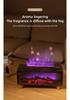 USB Simulated Fireplace Flame Humidifier & Night Light for Home & Bedroom