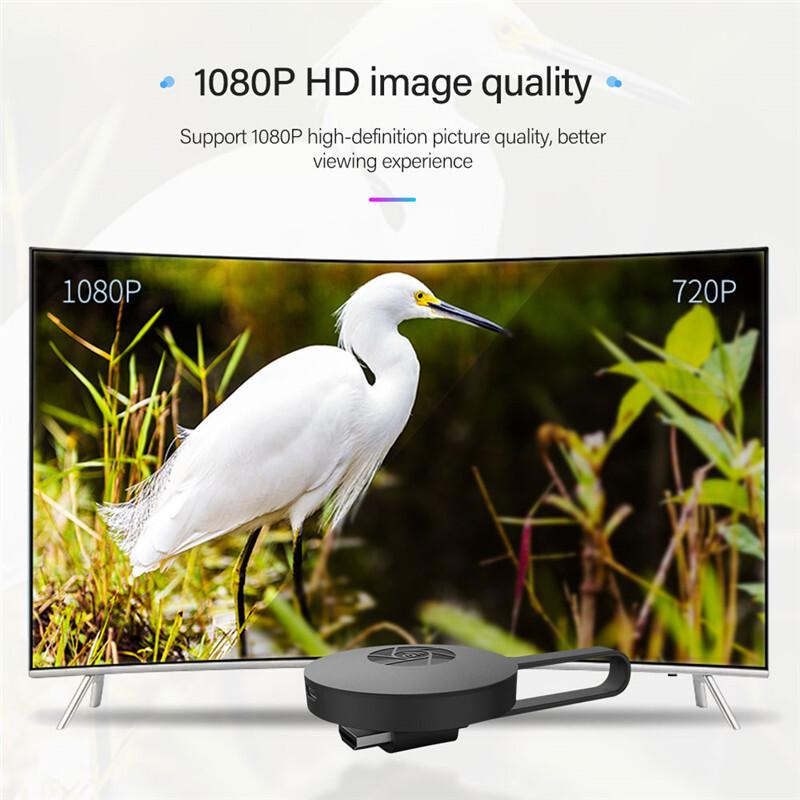 Wireless HDMI-Compatible HD Adapter 1080P Display Dongle Media Streaming Video