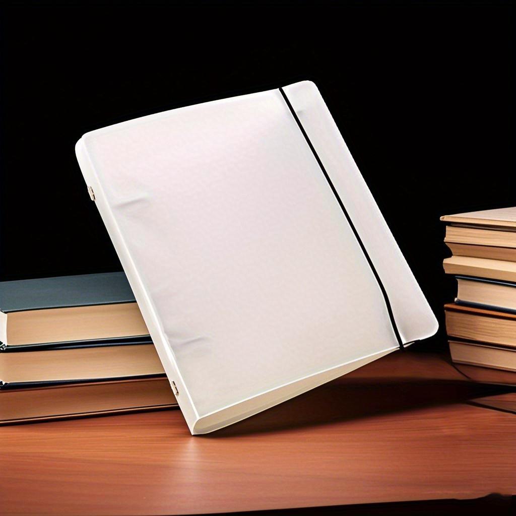 125Sheets Blank Loose Leaf Paper 5 Colors 2 Hole Binder Paper Notebook Filler Paper Binder Inserts, with Binder, 5.8x4.1inch