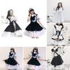 Beautiful Gothic Lolita Dress With Apron And Headdress Perfect For Cosplay Events