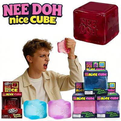 Novo Hot Needoh Nice Cube Brinquedo Sensorial de Apertar Cubo Para Alívio do Estresse e Brinquedo de Liberação da Ponta dos Dedos Para Adulto Apertar e Brincar